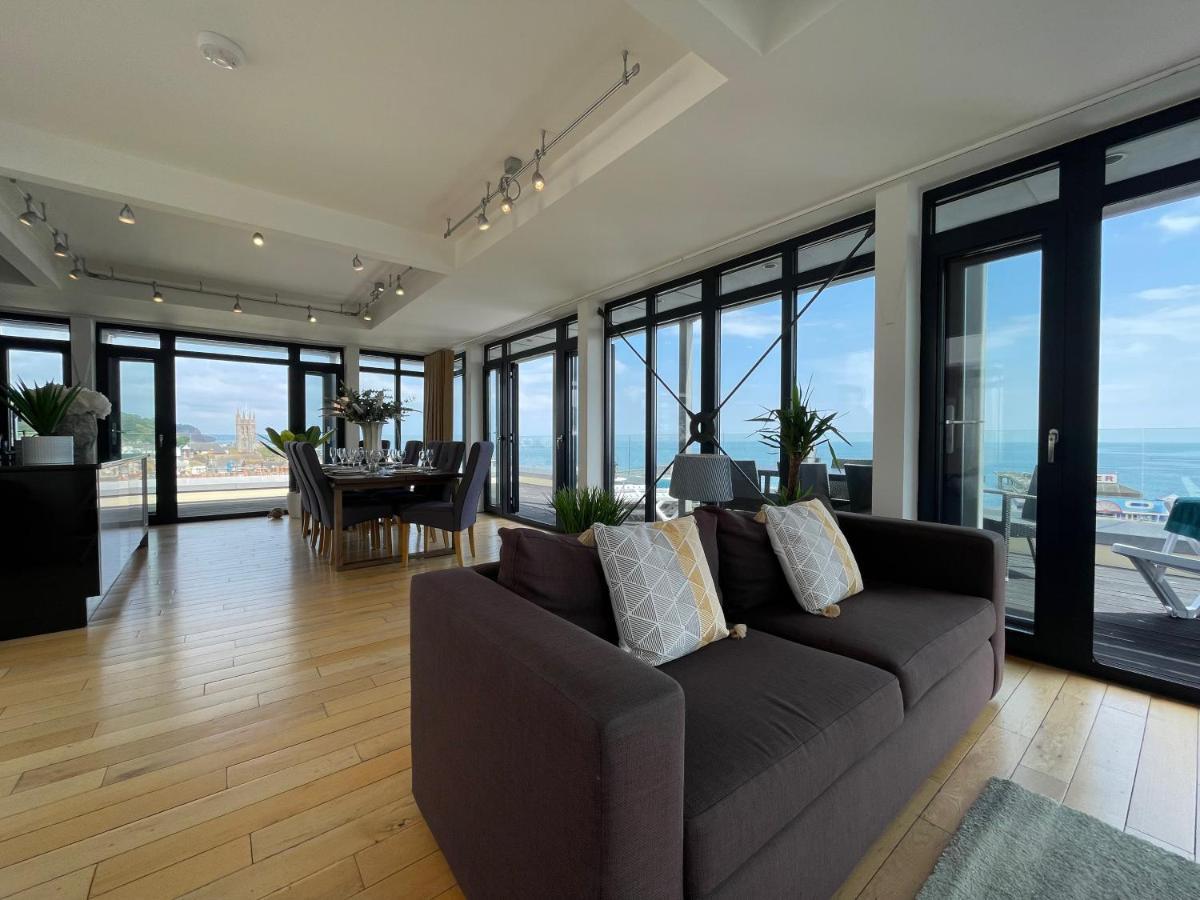 Riviera Apartments - Five Stylish Penthouse Apartments With Unrivalled Sea Views Of Teignmouth, Shaldon, The Jurassic Coastline & The Teign Estuary 外观 照片